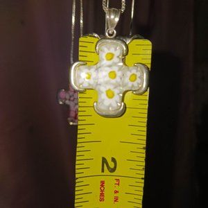 Murano Millefiori Sterling Silver